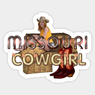 Missouri Cowgirl Sticker